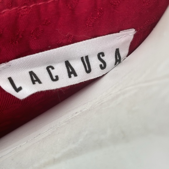 Anthropologie, LACAUSA red ruffle dress size small - Picture 5 of 7